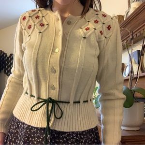 vintage handmade wool sweater